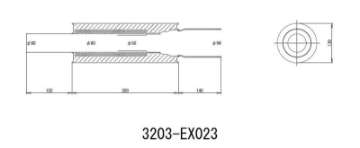 Picture of HKS Universal Muffler 2-5 Inlet - 3-7in Outlet