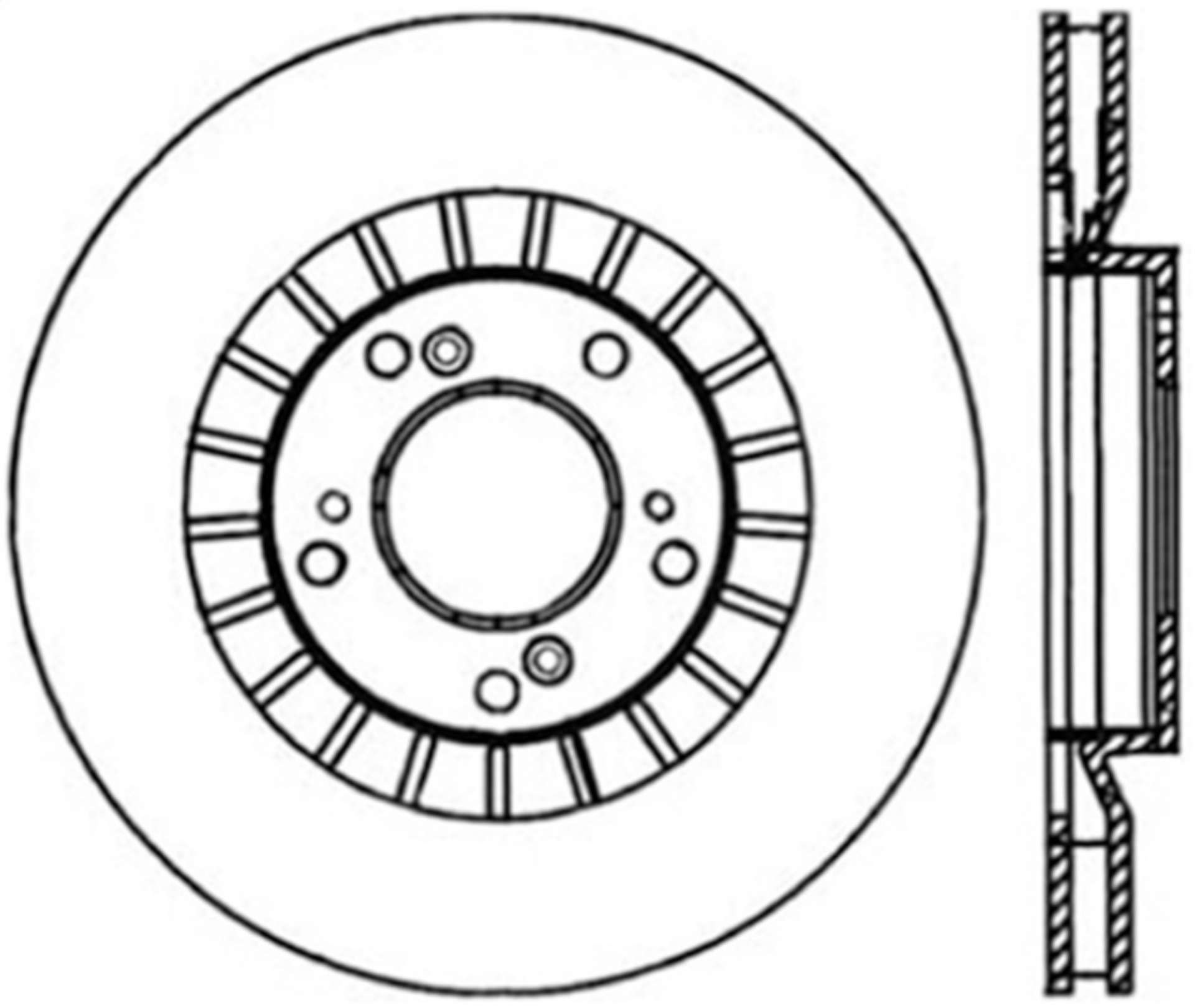 Picture of Stoptech 00-09 Honda S2000 Front CRYO-STOP Rotor