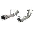 Picture of MagnaFlow 13 Ford Mustang Dual Split Rear Exit Stainless Axle-Back Cat Back Exhaust Competition