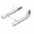 Picture of MagnaFlow 13 Ford Mustang Dual Split Rear Exit Stainless Axle-Back Cat Back Exhaust Competition