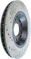 Picture of StopTech 04-09 Audi S4 Rear Left Drilled Rotor