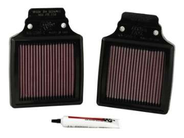 Picture of K&N 00-06 Kawasaki ZX12R Ninja Replacement Air Filter 2 Per Box