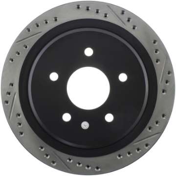 Picture of StopTech 97-10 Chevy Corvette Slotted & Drilled Rear Left Rotor