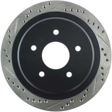 Picture of StopTech 97-10 Chevy Corvette Slotted & Drilled Rear Right Rotor