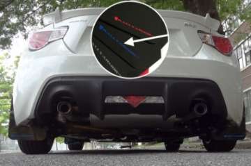 Picture of Rally Armor 13-17 Subaru BRZ-Toyota FR-S Black UR Mud Flap w-Blue Logo