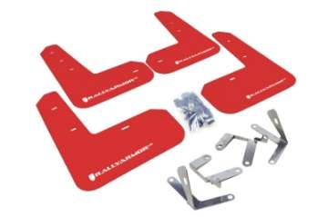 Picture of Rally Armor 13-17 Subaru BRZ-Toyota FR-S Red UR Mud Flap w-White Logo