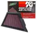 Picture of K&N Kawasaki ZX1rR Ninja-ZZR1400-1400GTR-ZX14R 11-25in O-S L x 4-75in O-S W Replacement Air Filter