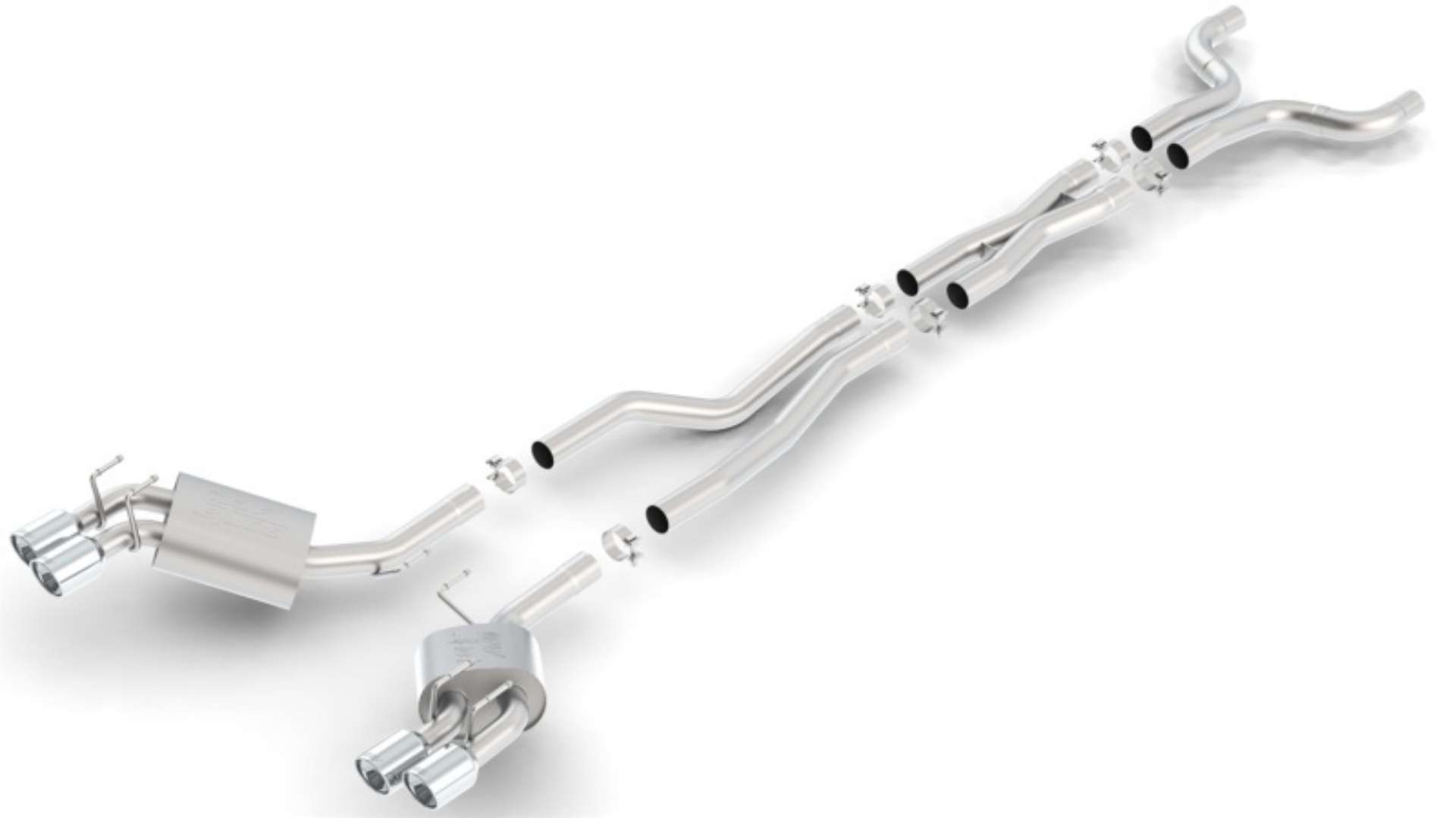 Picture of Borla 12-14 Chevrolet Camaro ZL1 Coupe 6-2L 8cyl AT-MT 6spd RWD Aggressive ATAK Catback Exhaust