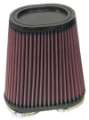 Picture of K&N Universal Rubber Filter Dual Flange Oval Tprd 3-75in Base O-S W x 3-438in Top O-S W x 6-75in H