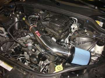 Picture of Injen 11 Dodge Durango 3-6L V6 Wrinkle Black Power-Flow Short Ram Intake w- MR Tech & Nano Filter