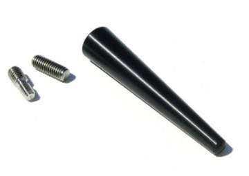 Picture of Torque Solution Black Billet Shorty Antenna: Audi - Volkswagen