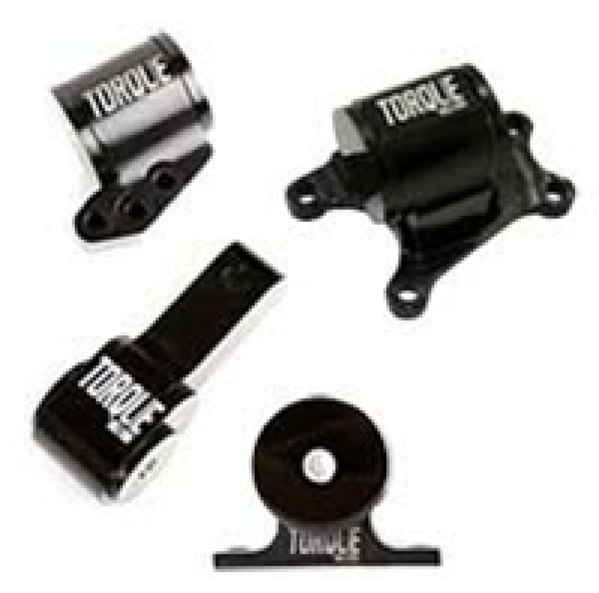 Picture of Torque Solution Billet Aluminum 4 Piece Engine Mount Kit: Mitsubishi Evolution VII-IX 2001-2006