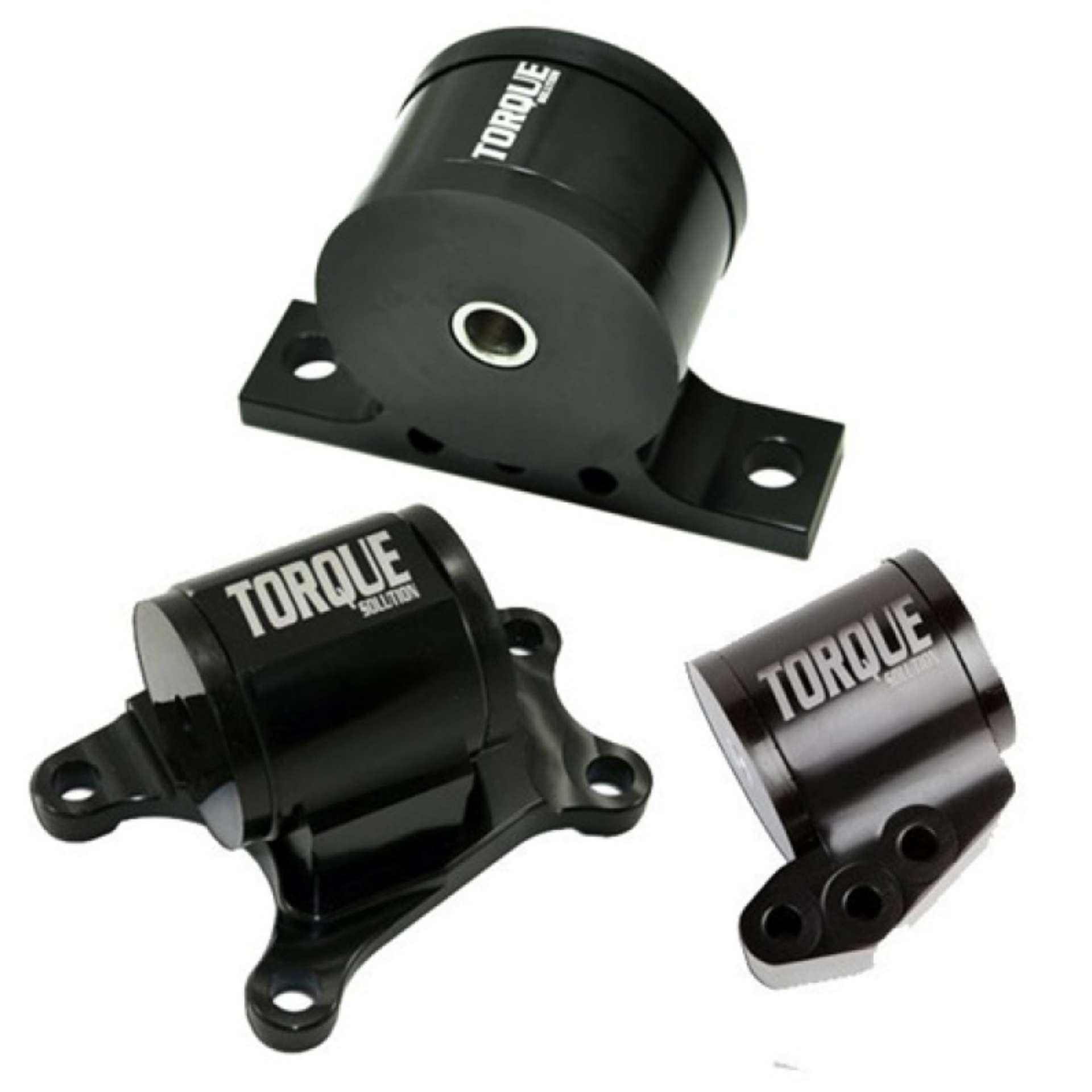 Picture of Torque Solution Billet Aluminum 3 piece Engine Mount Kit: Mitsubishi Evolution VII-IX 2001-2006