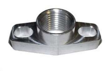 Picture of Torque Solution Billet Oil Drain Flange: Universal GT Ball Bearing Turbos