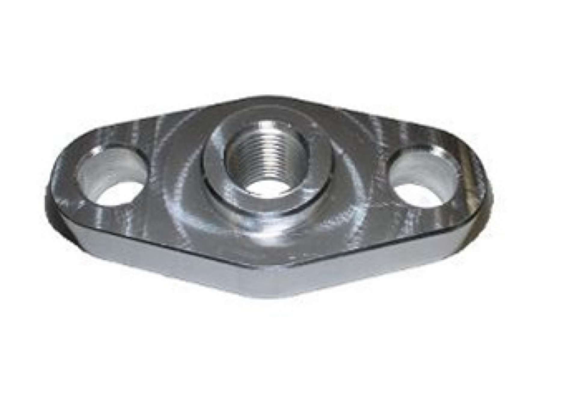 Picture of Torque Solution Billet Oil Feed Inlet Flange: Universal T3-T4 Turbos