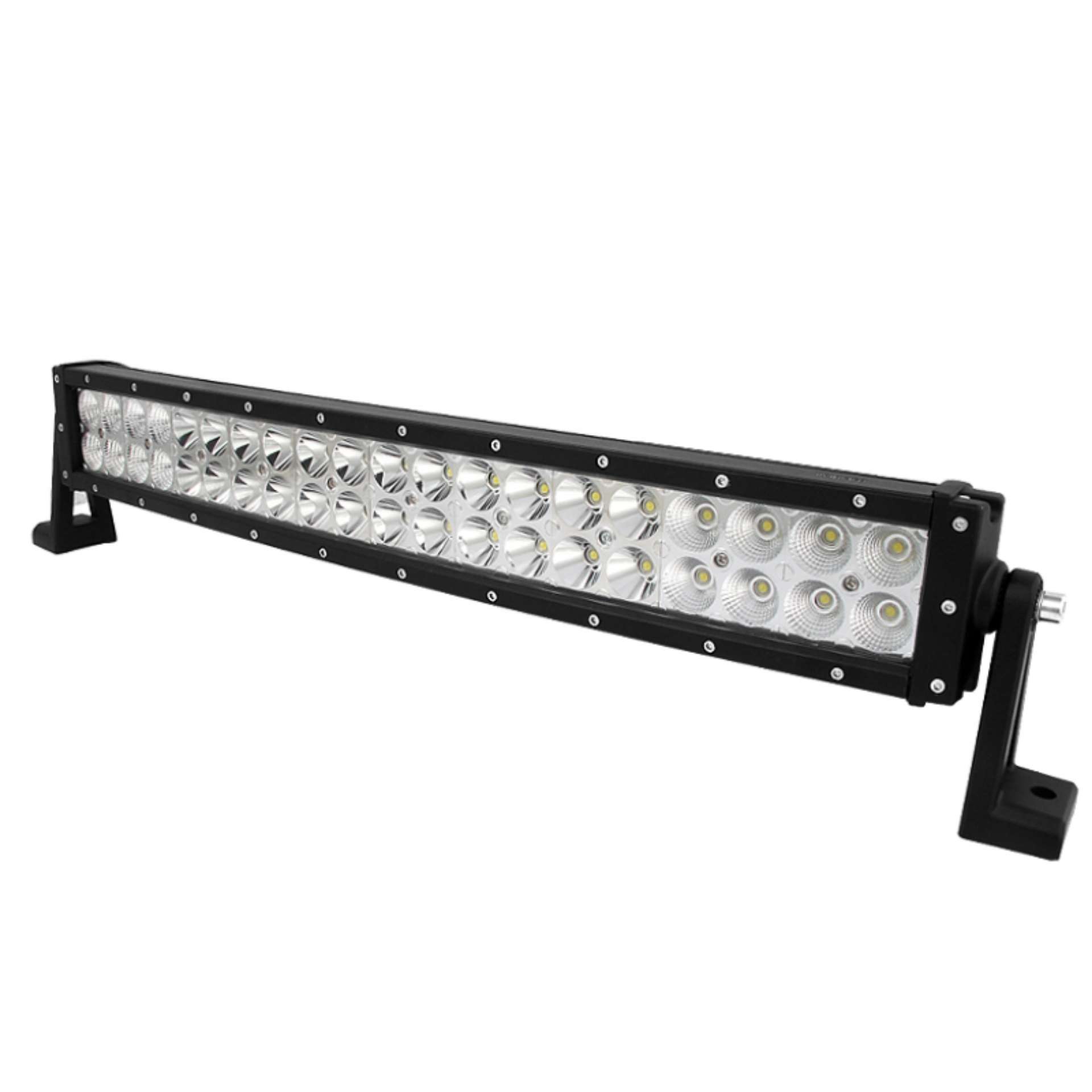 Picture of Xtune LED Lights Bar w- Covers 24 Inch 40pcs 3W LED - 120W Curved Chrome LLP-CUR-40LED-120W-C