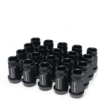 Picture of Skunk2 12 x 1-5 Forged Lug Nut Set Black Series 16 Pcs