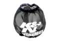 Picture of K&N Universal Precharger Round Tapered Air Filter Wrap Black 3in Base ID x 2in Top ID x 3in H