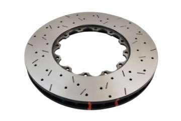 Picture of DBA 11-13 Ford Mustang GT 5-0L V8 5000 Series Drilled and Slotted Front Replacement Rotor