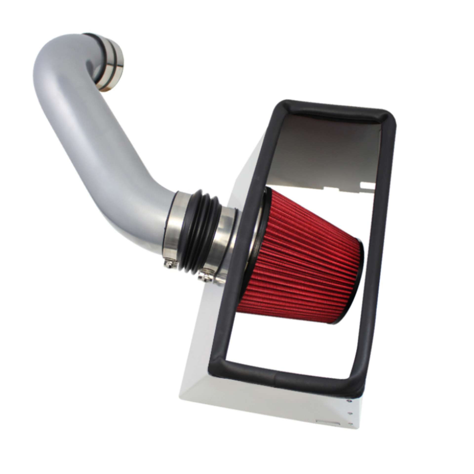 Picture of Xtune Dodge Ram 09-12 1500-2500 Intake  w-Heat Shield Red Filter  Gray IN-HS-DRAM09V8-57-GY