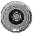 Picture of K&N Universal Filter Chrome Round Tapered White - 4in Flange ID x 1-125in Flange Length x 5-5in H