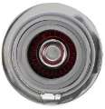 Picture of K&N Universal Air Filter Chrome Round Tapered Red - 4in Flange ID x 1-125in Flange Length x 5-5in H