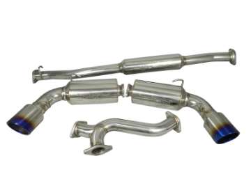 Picture of Injen 13-20 Subaru BRZ-Toyota 86 2-0L 4cyl SS CB Exhaust w- Dual Injen Embossed Muffler