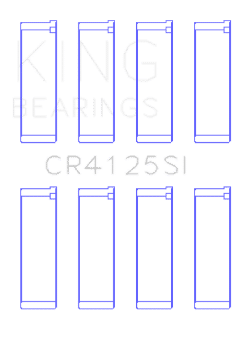 Picture of King Subaru EJ15-EJ16-EJ18-EJ20-EJ22-EJ25 Size 0-75mm Silicone Bi-Metal Alum Rod Bearing Set