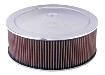 Picture of K&N 14in Red Custom Air Cleaner Assembly - 5-125in ID x 14in OD x 6-625in H