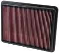 Picture of K&N Replacement Air Filter 11-75in O-S Length x 9in O-S Width x 1-188in H for 13 Hyundai Santa Fe