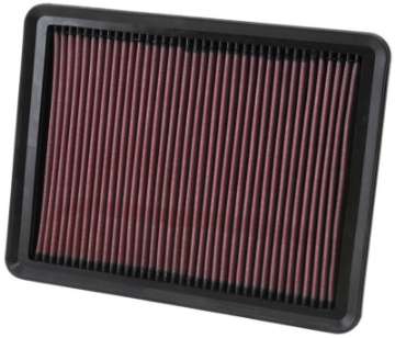 Picture of K&N Replacement Air Filter 11-75in O-S Length x 9in O-S Width x 1-188in H for 13 Hyundai Santa Fe