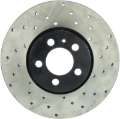 Picture of StopTech 6-99-08 VW Beetle - 03-10 Beetle Conertible - 12-98-06 Golf GTI Left Front Drilled Rotor