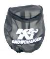 Picture of K&N Snowcharger Air FIlter Wrap Round Tapered Black - 4-5in Base ID x 3in Top ID x 4in H