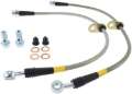 Picture of StopTech 99-00 Civic Si w-Rear Disc Brakes Front SS Brake Lines