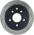 Picture of StopTech 03-05 350Z - 03-04 G35 - 03-05 G35X SportStop Slotted & Drilled Rear Left Rotor