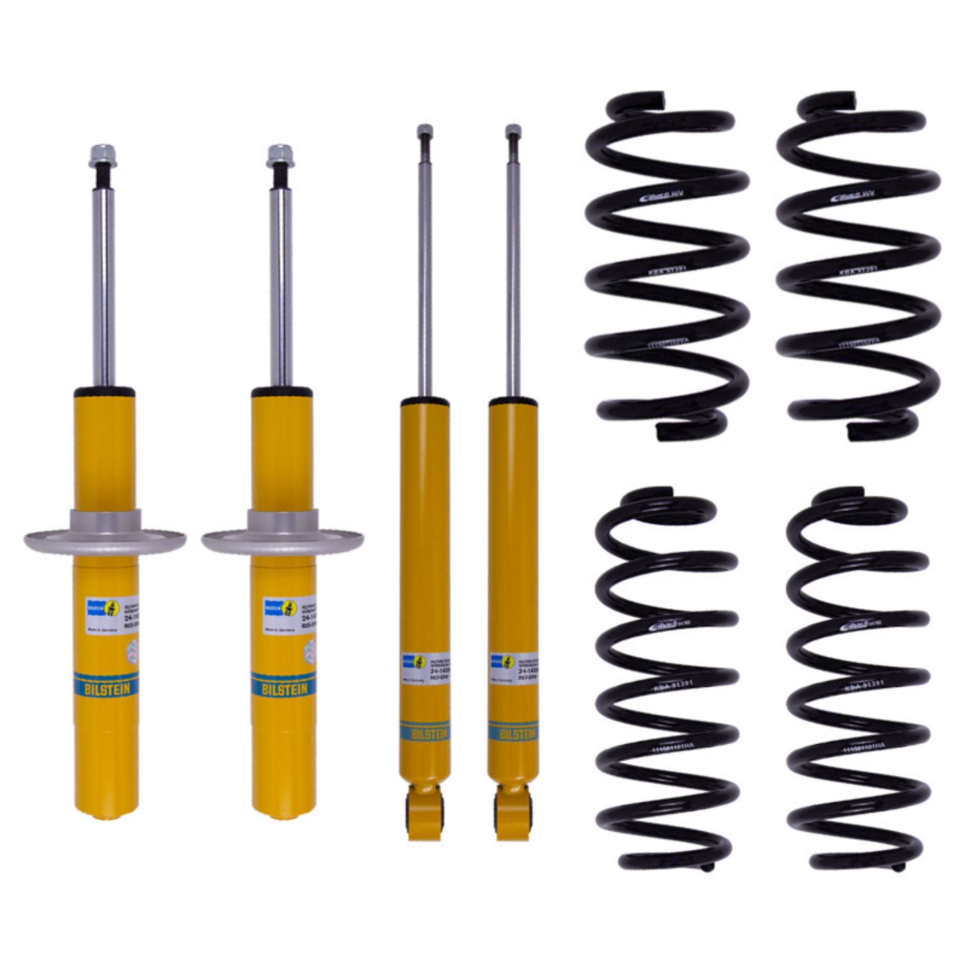 Picture of Bilstein B12 2009 Audi A4 Quattro Base Front and Rear Suspension Kit