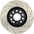 Picture of StopTech 05-06 Audi A4 Quattro- 02-04 A6 Quattro - 99-02 S4 Front Left Slotted & Drilled Rotor