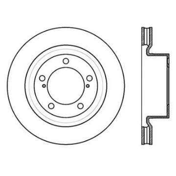 Picture of StopTech 07-09 Toyota Tundra - 08-09 Toyota Sequoia Front Left Slotted & Drilled Rotor