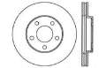 Picture of StopTech 94-04 Ford Mustang exc Cobra & Bullitt Front Left Slotted & Drilled Rotor