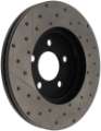 Picture of StopTech 03-09 Lincoln Town Car - 03-09 Mercury Grand Marquis Front Right Slotted & Drilled Rotor