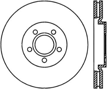 Picture of StopTech 03-09 Chrysler PTCruiser Tur - 03-05 Dodge Neon SRT-4 Front Right Slotted & Drilled Rotor