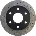 Picture of StopTech 92-00 GMC Suburban 1500 4WD 6 lug Front Right Slotted & Drilled Rotor