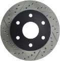 Picture of StopTech 99-06 GMC Sierra 2dr Front Right Slotted & Drilled Rotor