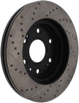 Picture of StopTech 05-10 GMC Sierra 1500 w Rear Drum - 07-09 GMC Yukon Front Right Slotted & Drilled Rotor