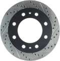 Picture of StopTech 01-09 Chevrolet Silverado 2500HD 3500 Front Left Slotted & Drilled Rotor