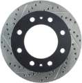 Picture of StopTech 01-09 Chevrolet Silverado 2500HD 3500 Front Right Slotted & Drilled Rotor