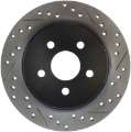 Picture of StopTech 03-09 Chrysler PTCruiser Tur - 03-05 Dodge Neon SRT-4 Rear Left Slotted & Drilled Rotor