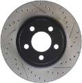 Picture of StopTech 05-09 Chrysler 300 5-7L V8 exc SRT-8 Rear Left Slotted & Drilled Rotor