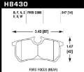 Picture of Hawk 00-07 Ford Focus HPS 5-0 Rear Street Brake Pads