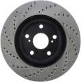 Picture of StopTech 07-13 Lexus ES 250-ES 300- ES330-ES350 SportStop Drilled Left Front Rotor